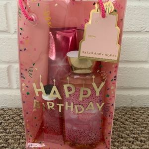 Bath and Body Works Champagne Toast Birthday Set